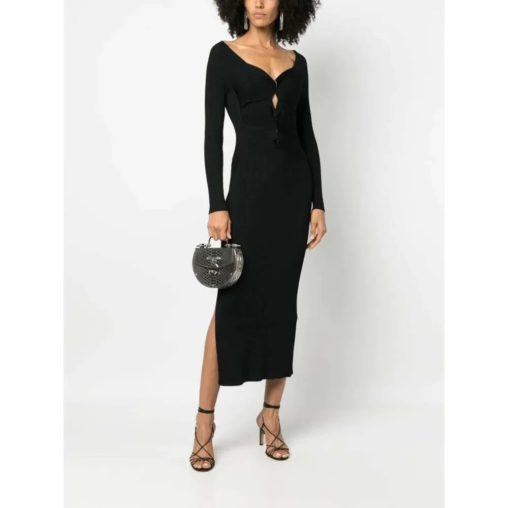 cult gaia black dress ALESHIA DRESS